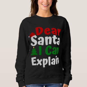 Lieber Weihnachten kann ich Weihnachten erklären Sweatshirt