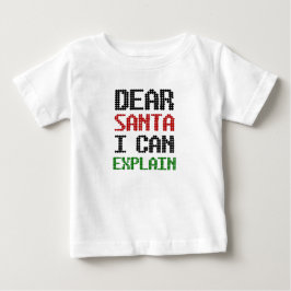 Lieber Weihnachten kann ich Weihnachten-Kinderlist Baby T-shirt
