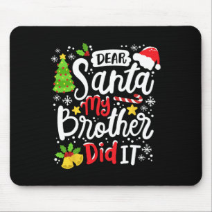 Lieber Weihnachten, mein Bruder hat es Spaß Weihna Mousepad
