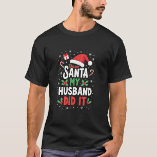 Lieber Weihnachten, mein Ehemann machte es lustige T-Shirt