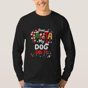 Lieber Weihnachten, mein Hund hat es lustig Dog Li T-Shirt