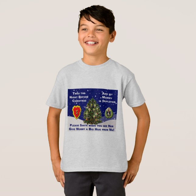 Lieber Weihnachten, mein Papa wird eingesetzt T-Shirt (Vorne ganz)