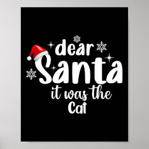 Lieber Weihnachten war das Weihnachtsfest der Katz Poster