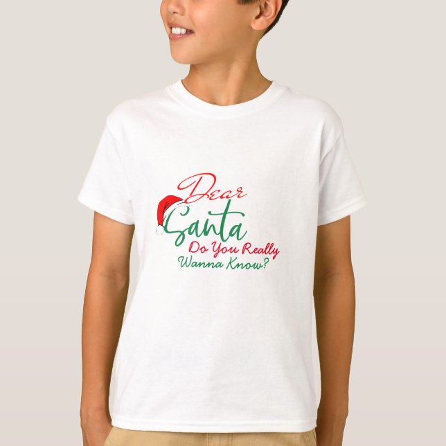 Lieber Weihnachten Weihnachten Unglaublich witzig  T-Shirt (Vorderseite)