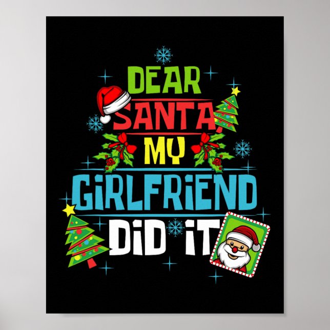 Lieber Weihnachts-Freundin hat es Xmas Boyfriend L Poster (Vorne)