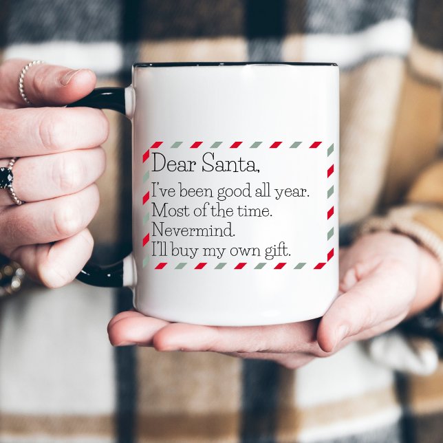 Lieber Weihnachtsfest Weihnachten Zweifarbige Tasse (Von Creator hochgeladen)