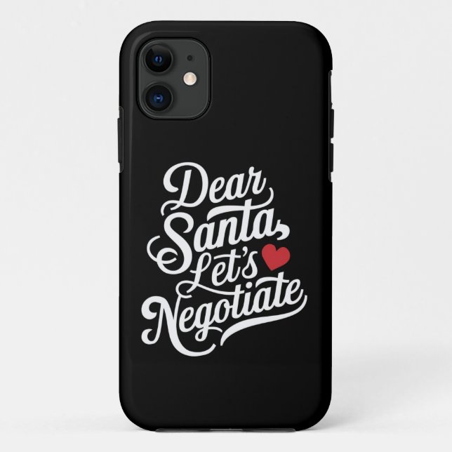 Lieber Weihnachtsgeschenk verhandeln Case-Mate iPhone Hülle (Rückseite)