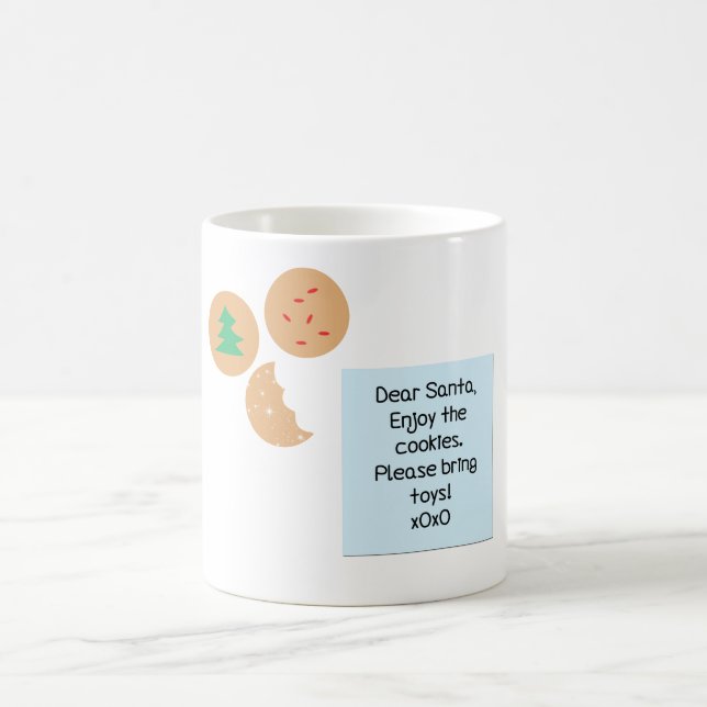 Lieber Weihnachtskekse bringen Sie bitte Spielzeug Kaffeetasse (Mittel)