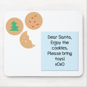 Lieber Weihnachtskekse bringen Sie bitte Spielzeug Mousepad