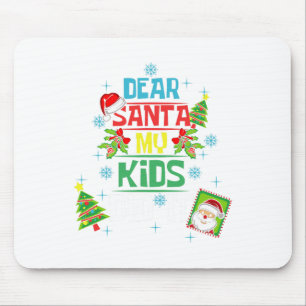 Lieber Weihnachtskinder haben es Weihnachten Mama  Mousepad