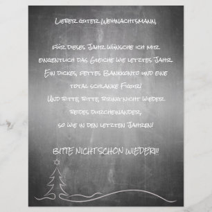 Lieber Weihnachtsmann