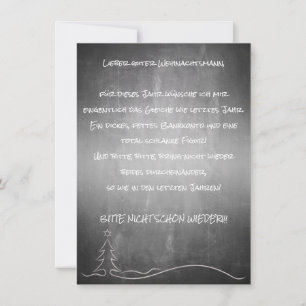 Lieber Weihnachtsmann