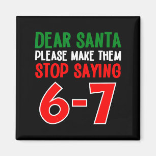 Lieber Weihnachtsmann 67 Lustige Weihnachten Six S Magnet