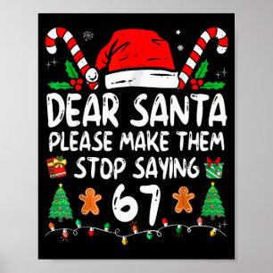 Lieber Weihnachtsmann 67 Lustiges Weihnachten Sech Poster