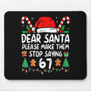 Lieber Weihnachtsmann 67 Lustiges Weihnachten Six  Mousepad