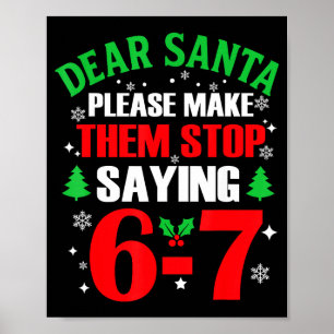 Lieber Weihnachtsmann 67 Lustiges Weihnachten Six Poster