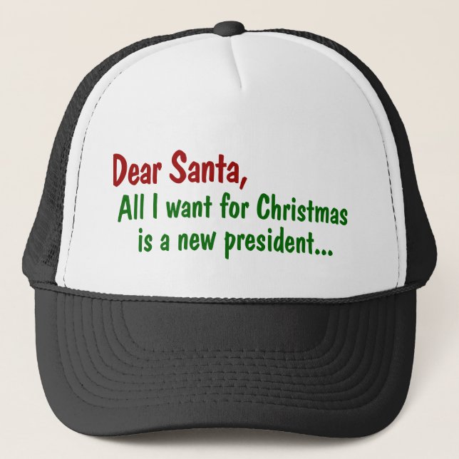 Lieber Weihnachtsmann Alles, was ich für Weihnacht Truckerkappe (Vorderseite)