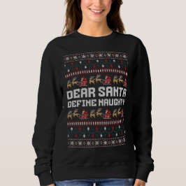 Lieber Weihnachtsmann als schmutzigen Pullover def