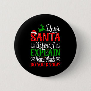 Lieber Weihnachtsmann, bevor ich erkläre, wie viel Button
