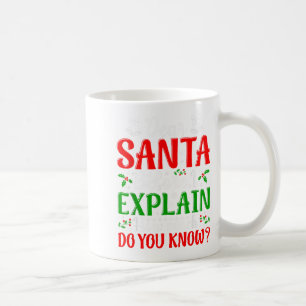 Lieber Weihnachtsmann, bevor ich erkläre, wie viel Kaffeetasse