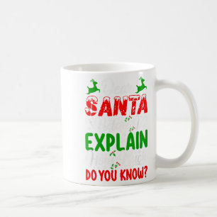 Lieber Weihnachtsmann, bevor ich erkläre, wie viel Kaffeetasse
