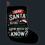 Lieber Weihnachtsmann, bevor ich erkläre, wie viel Kleiner Weihnachtsstrumpf<br><div class="desc">Lieber Weihnachtsmann,  bevor ich erkläre,  wie viel Sie wissen</div>