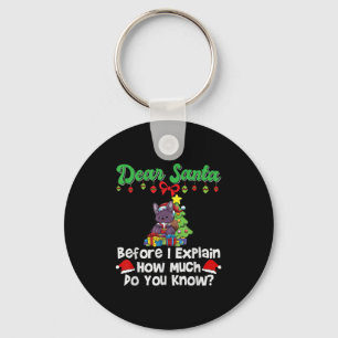 Lieber Weihnachtsmann, bevor ich erkläre, wie viel Schlüsselanhänger