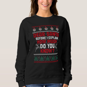 Lieber Weihnachtsmann, bevor ich erkläre, wie viel Sweatshirt