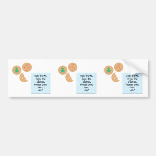 Lieber Weihnachtsmann - Bitte Spielzeug mitbringen Autoaufkleber