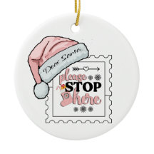 Lieber Weihnachtsmann Bitte stoppen Sie hier Perso