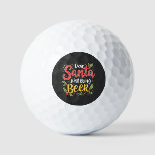 Lieber Weihnachtsmann, bring einfach Bier, Weihnac Golfball