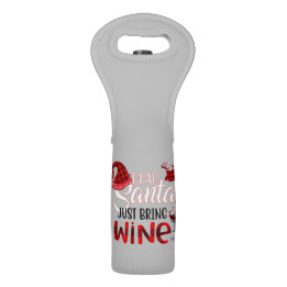 Lieber Weihnachtsmann Bringen Sie den Wein Tote Be Weintasche