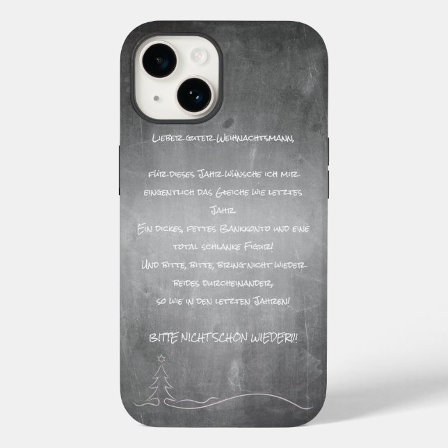 Lieber Weihnachtsmann Case-Mate iPhone 14 Hülle (Rückseite)