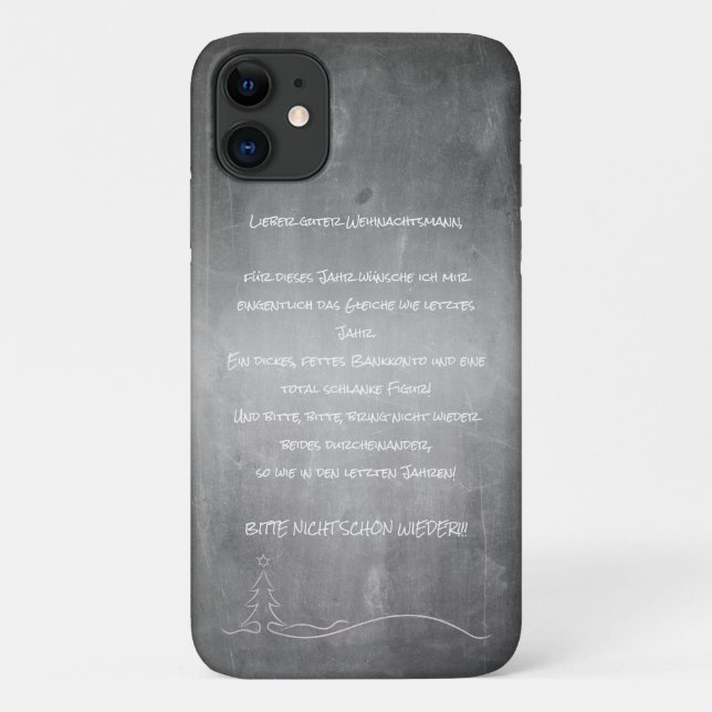 Lieber Weihnachtsmann Case-Mate iPhone Hülle (Rückseite)