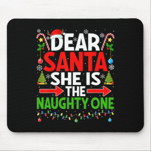 Lieber Weihnachtsmann, das schändliche Weihnachtsp Mousepad