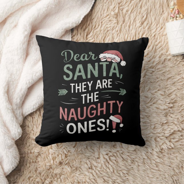 Lieber Weihnachtsmann, das sind die scheußlichen W Kissen (Decke)
