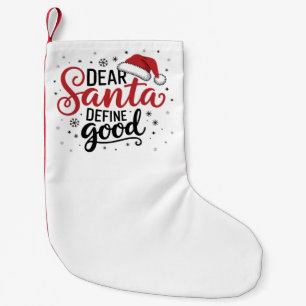 Lieber Weihnachtsmann Definiere Gutes Weihnachten  Kleiner Weihnachtsstrumpf
