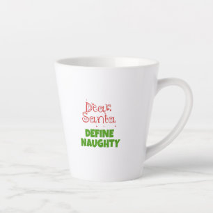 Lieber Weihnachtsmann definieren unanständig Milchtasse