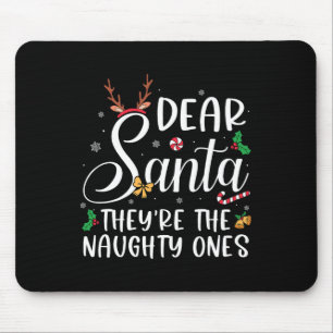 Lieber Weihnachtsmann Die schmucke Weihnachtsfamil Mousepad