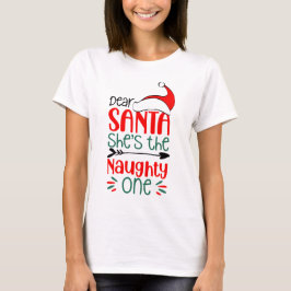 Lieber Weihnachtsmann, die unartig, Weihnachtsgesc T-Shirt