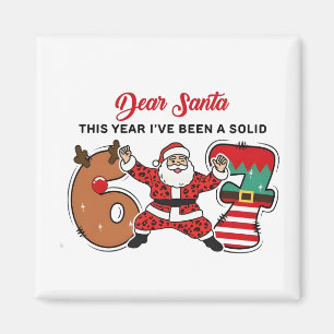 Lieber Weihnachtsmann, dieses Jahr war ich solide  Magnet