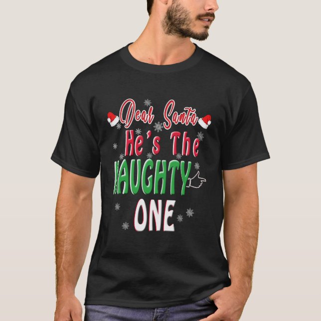 Lieber Weihnachtsmann, er ist das scheußliche, pas T-Shirt (Vorderseite)