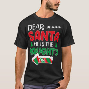Lieber Weihnachtsmann, er ist das schmucke, eins M T-Shirt