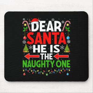 Lieber Weihnachtsmann, er ist ein tolles Weihnacht Mousepad