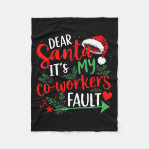 Lieber Weihnachtsmann, es ist die Schuld meines Ko Fleecedecke