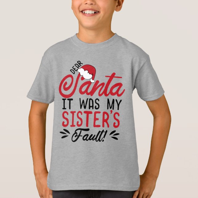 Lieber Weihnachtsmann, es war der Fehler meines Sc T-Shirt (Vorderseite)