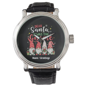 Lieber Weihnachtsmann, es war der große Spaß Weihn Armbanduhr