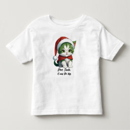 Lieber Weihnachtsmann, es war der Hund Kleinkind T-shirt