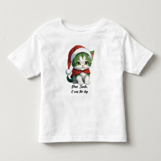 Lieber Weihnachtsmann, es war der Hund Kleinkind T-shirt