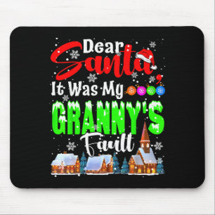 Lieber Weihnachtsmann, es war die Schuld meiner Om Mousepad